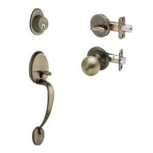 Colonial Active Handleset With Ball Interior Trim by Copper Creek