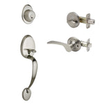 Colonial Active Handleset With Kash Right Hand Interior Trim by Copper Creek