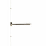 Commercial Grade-1 Vertical Rod Exit Device by Bulldog - Stainless Finish